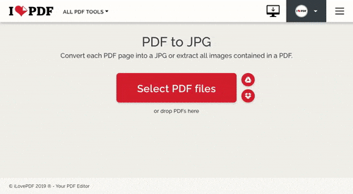 Comment convertir un fichier PDF en JPG en ligne