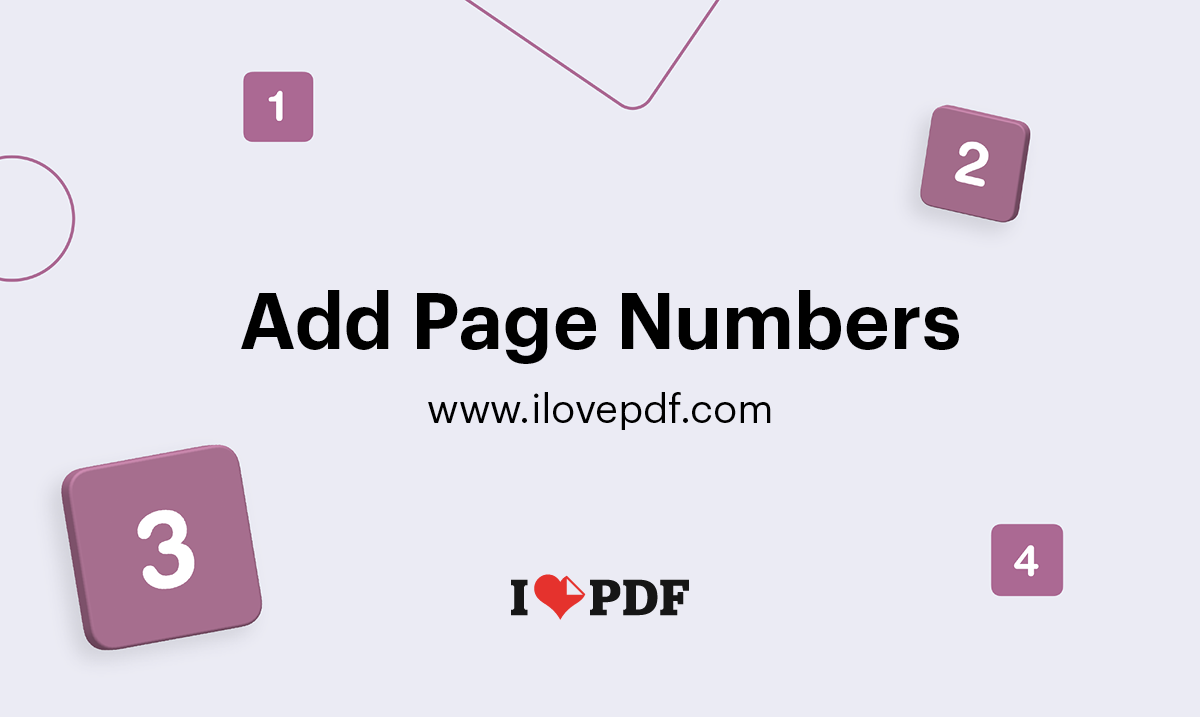 how to add page number to a pdf document