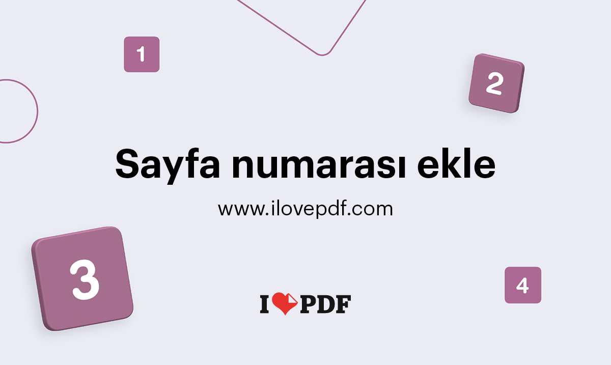 PDF dosyasına online sayfa numarası ekle