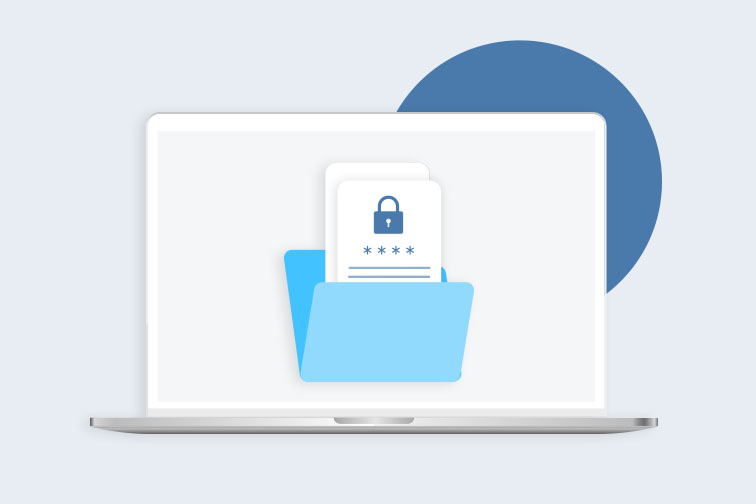 Folder including Protected PDF