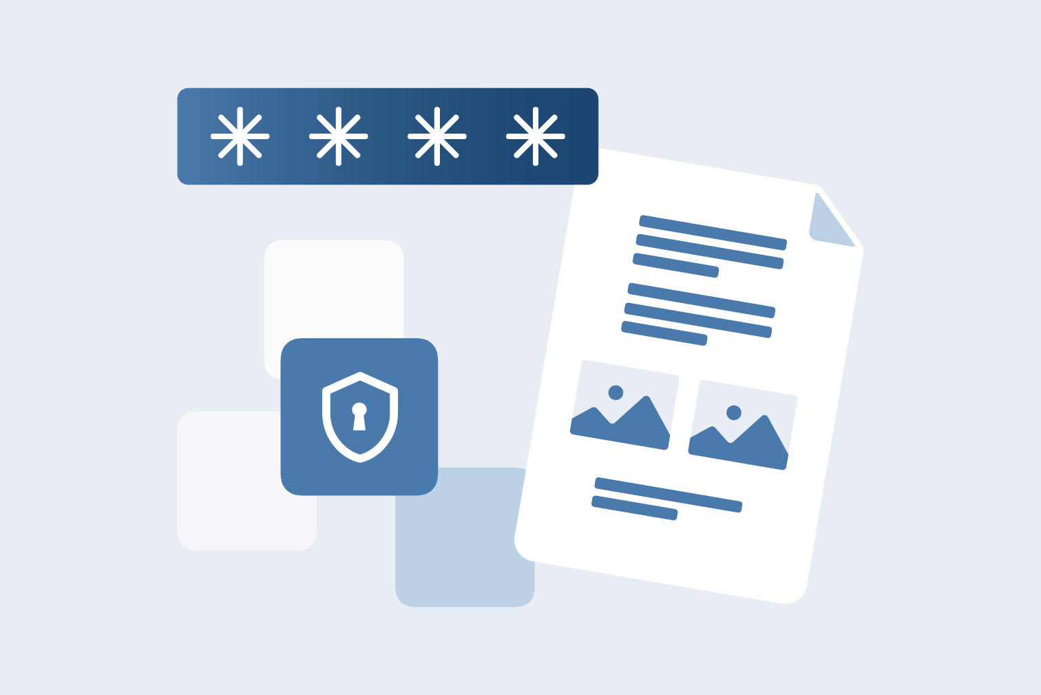 how to save a pdf file with password