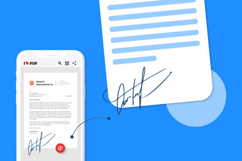 How to sign a PDF document on your mobile