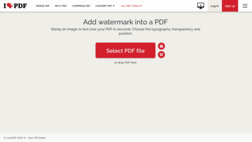 How to add a watermark to PDF