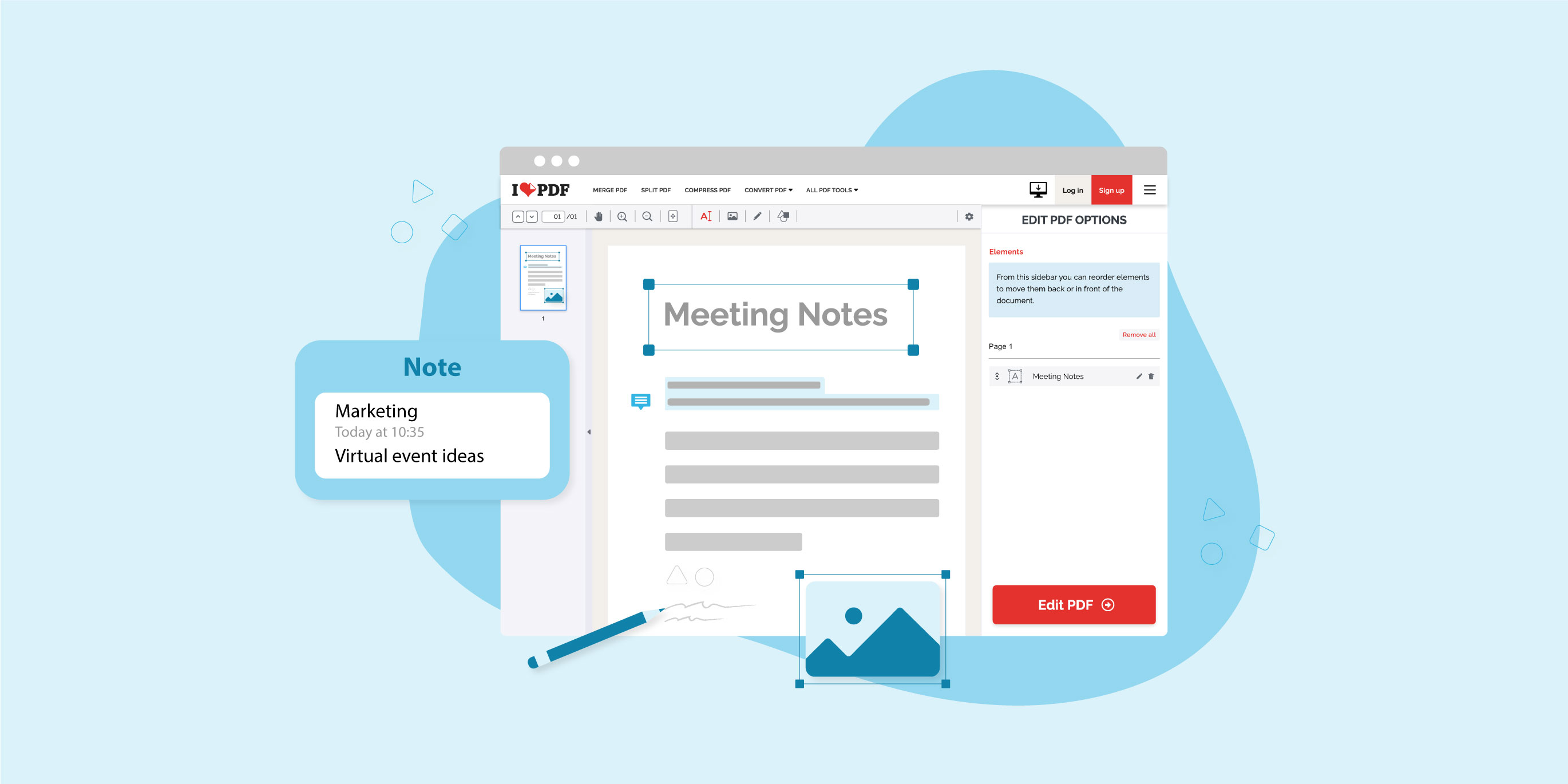 Annotate your meeting notes 