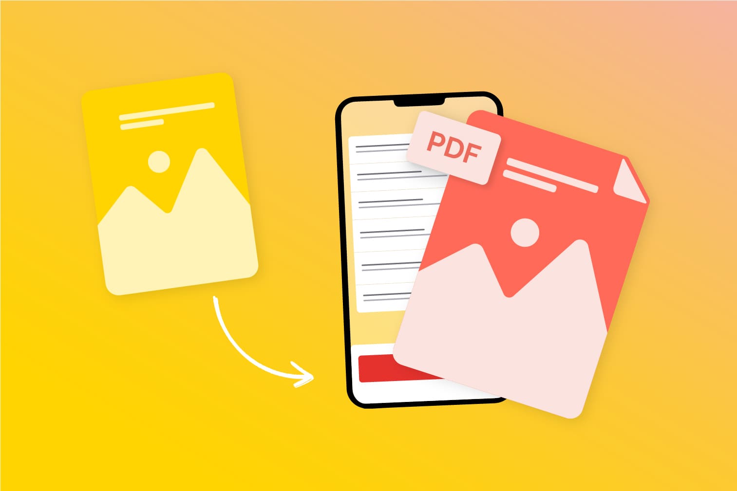How to convert a picture to PDF on iPhone and Android