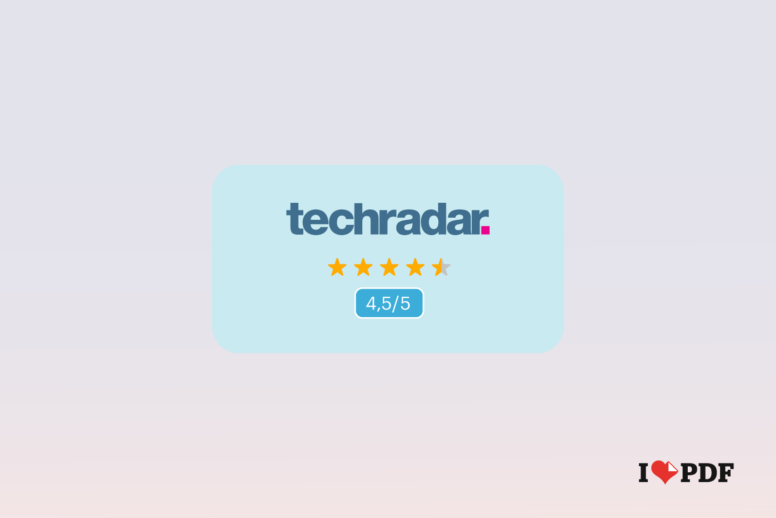 iLovePDF Review Tech Radar&nbsp;