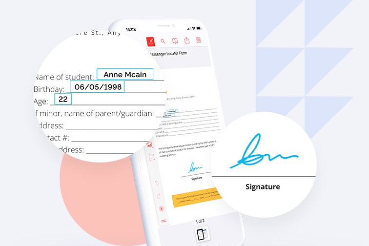 Sign PDF documents on iPhone