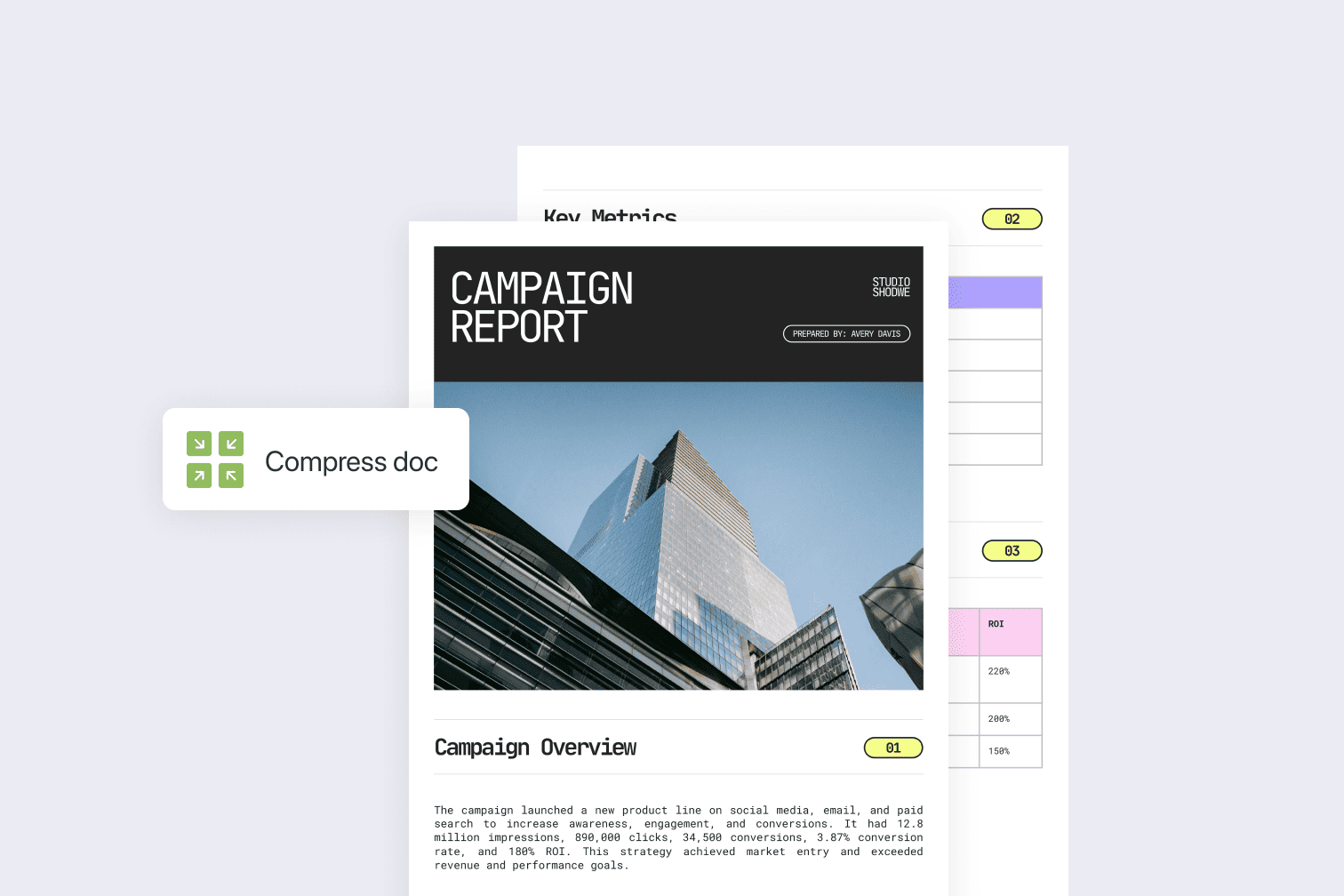 Compress the file size of PDFs for easier uploads and money saved on storage