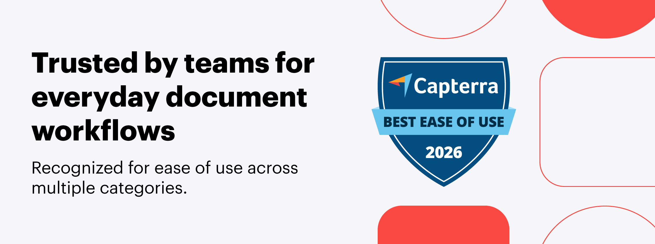 iLovePDF trusted by Capterra reviews