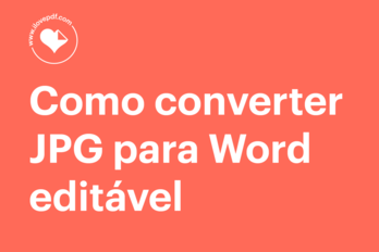 Como converter JPG para Word 