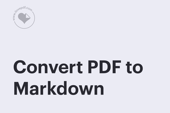 Convert PDF to Markdown: why it matters and how to do it