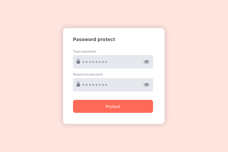 Password protect